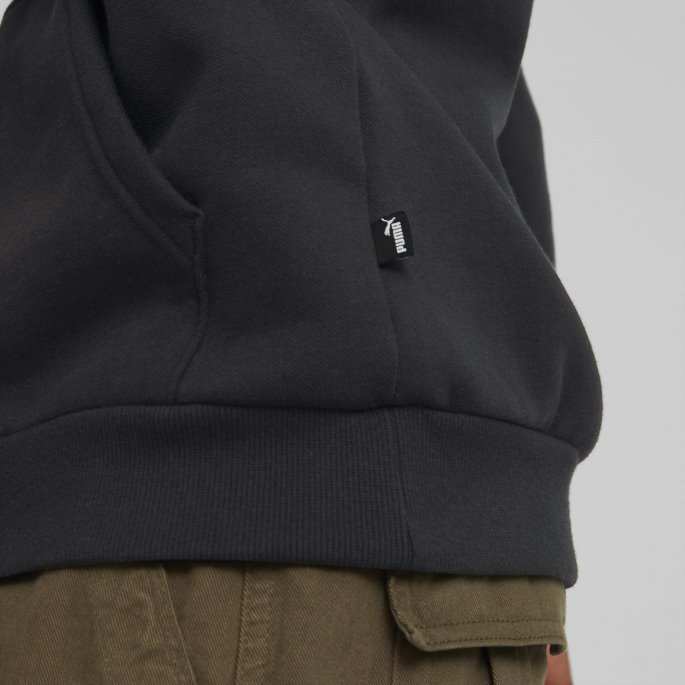 Essentials+ Stor Logo Hettegenser Herre Puma På Tilbud Svart