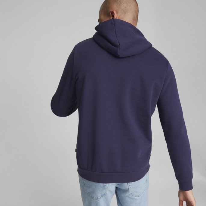 Essentials+ Stor Logo Hettegenser Menn Puma På Tilbud Peacoat