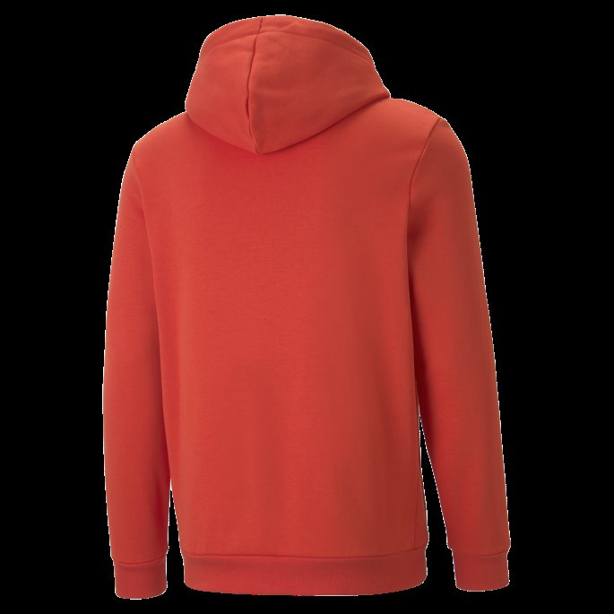 Essentials+ Stor Logo Hettegenser For Menn, Brent Rød Puma På Salg