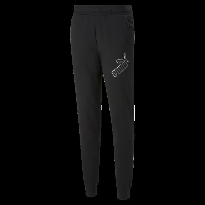 Puma På Tilbud Essentials+ Stor Logo Joggebukse Herre Svart