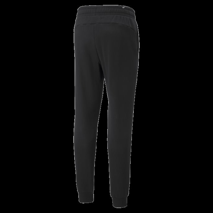 Black Essentials+ Stor Logo Joggebukser For Menn Puma På Salg