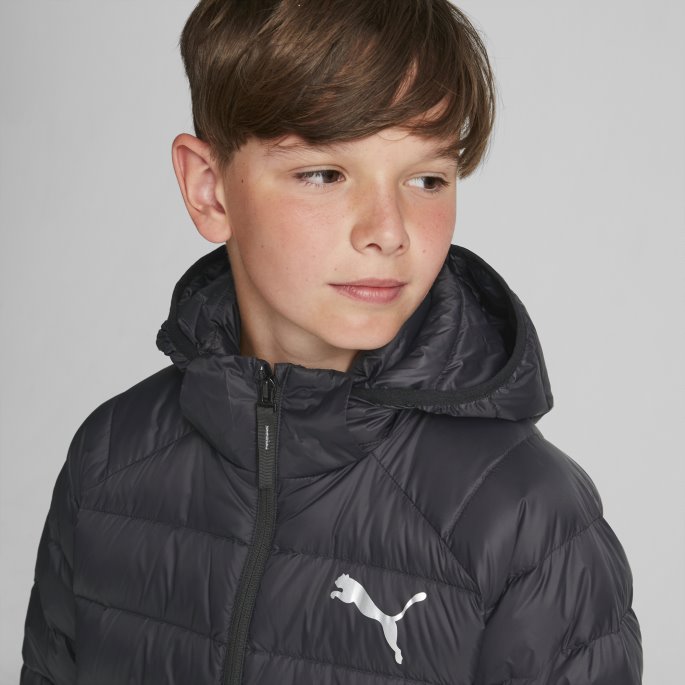 Svart Packlite Dunjakke Ungdom Puma På Salg