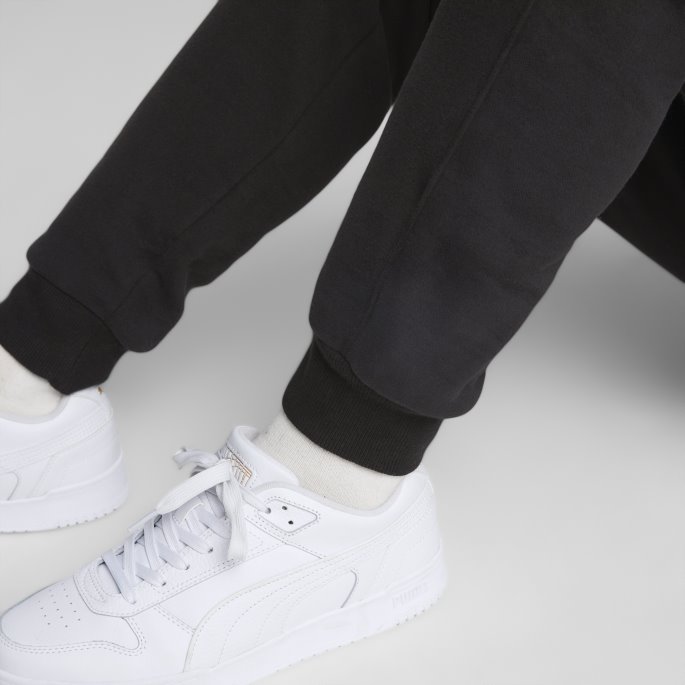 Puma På Tilbud Nødvendigheter Forhøyede Joggebukser For Menn Svart