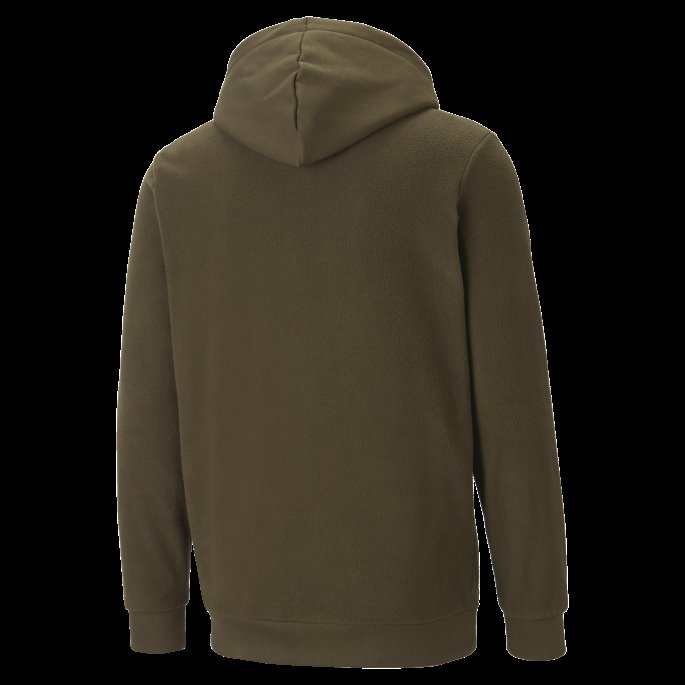 Dyp Oliven Puma På Salg Nødvendigheter Polar Fleece Hettegenser Menn
