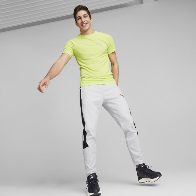 Lett Lime Evostripe Herre T-skjorte Puma På Salg