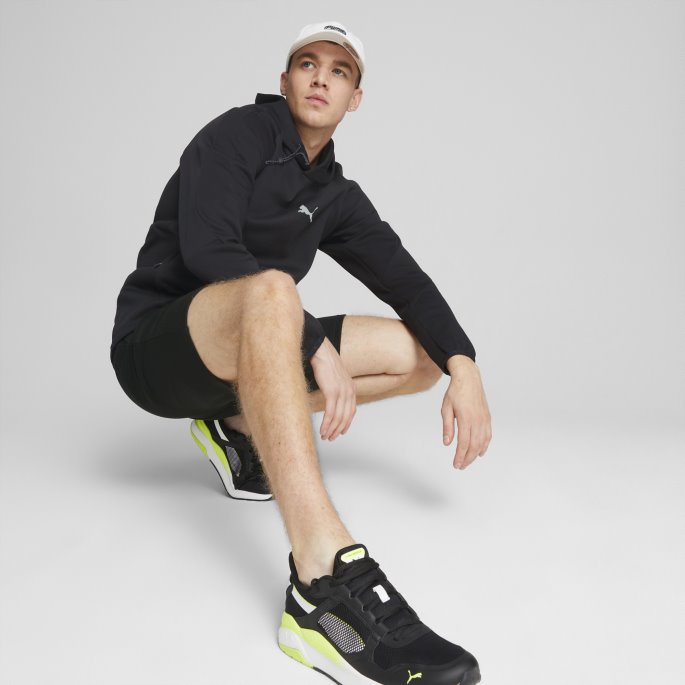 Svart Evostripe Hettegenser Menn Puma På Tilbud