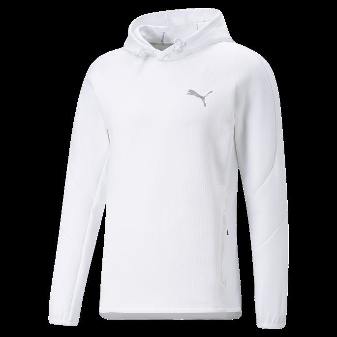Hvit Puma På Tilbud Evostripe Hettegenser Menn