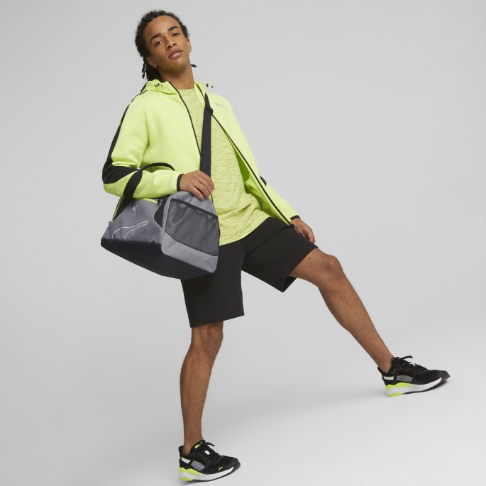 Lett Lime Evostripe Full Glidelås Hettegenser For Menn Puma På Salg