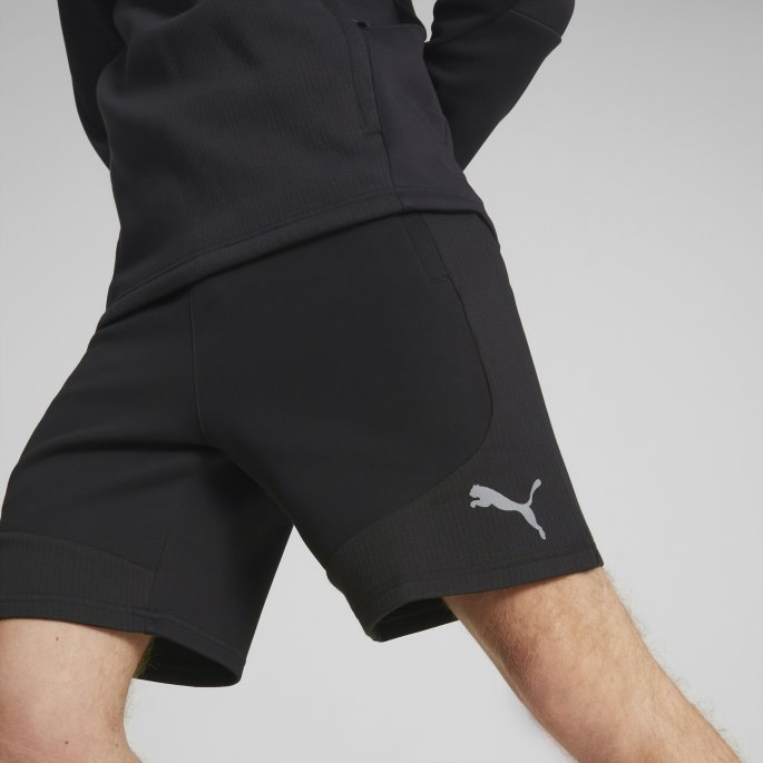 Svart Puma På Tilbud Evostripe Herreshorts