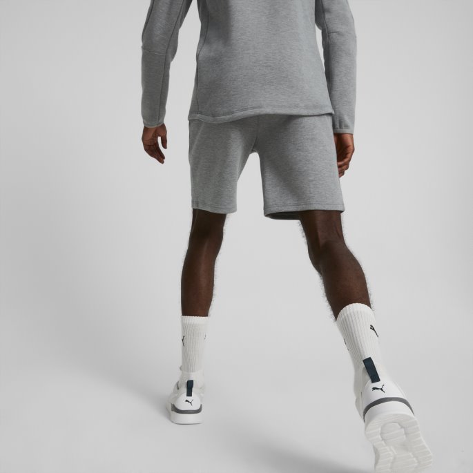 Mellomgrå Lyng Puma På Tilbud Evostripe Herreshorts