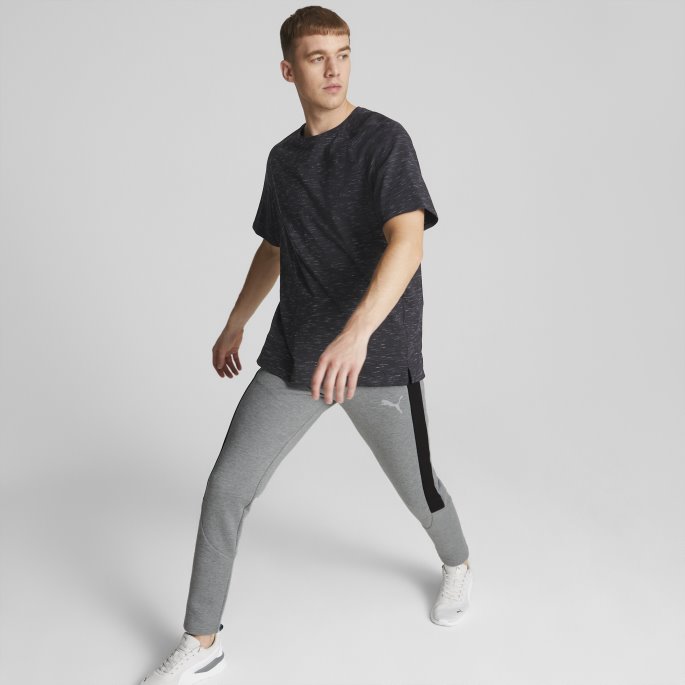 Puma På Tilbud Mellomgrå Lyng Evostripe Bukser Herre