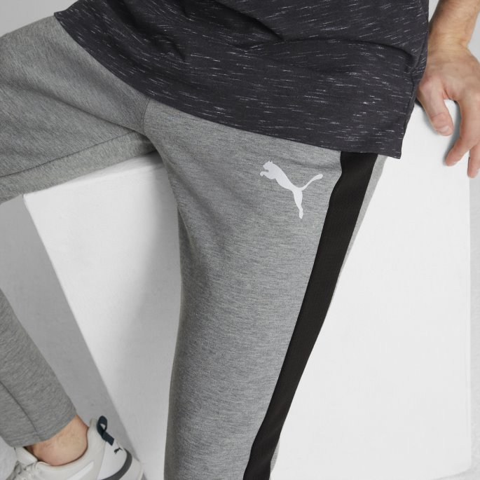 Puma På Tilbud Mellomgrå Lyng Evostripe Bukser Herre