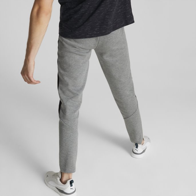 Puma På Tilbud Mellomgrå Lyng Evostripe Bukser Herre
