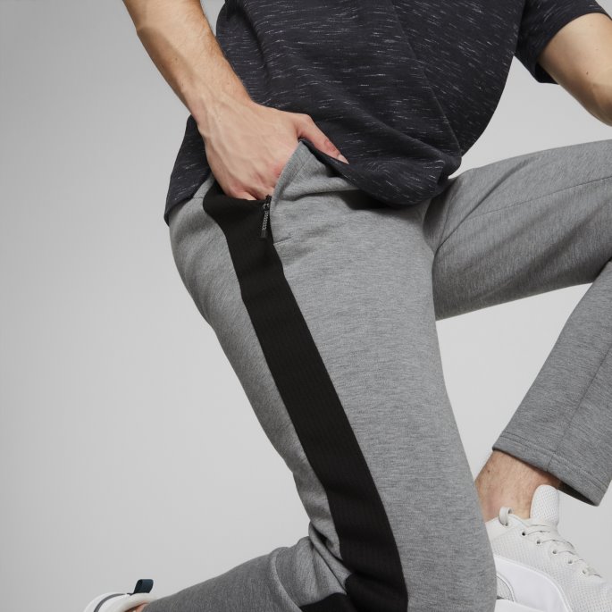 Puma På Tilbud Mellomgrå Lyng Evostripe Bukser Herre