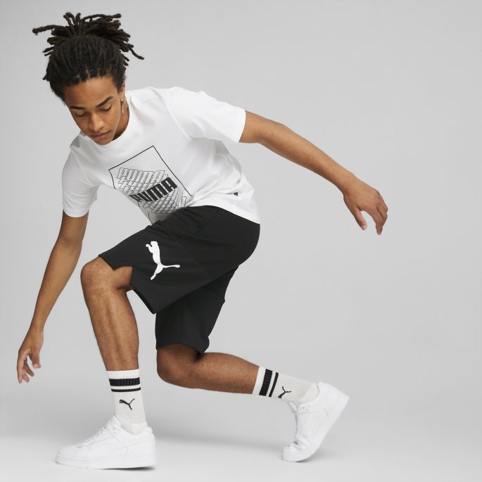 Puma På Tilbud Black Power Cat Herreshorts