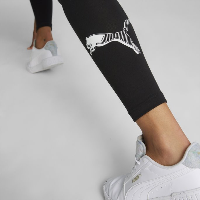 Puma På Tilbud Black Power Grafiske Leggings For Kvinner