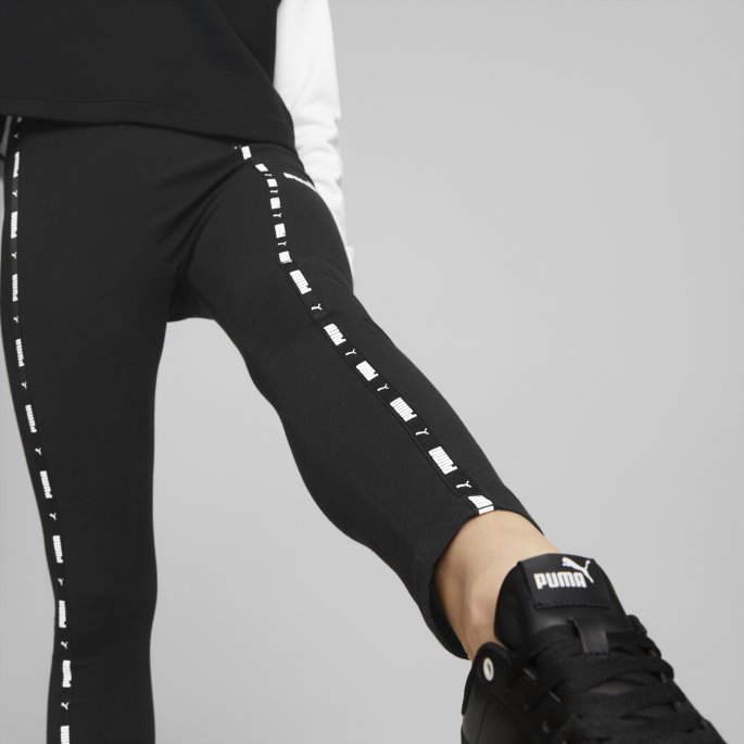 Svart Power Tape Dameleggings Puma På Salg