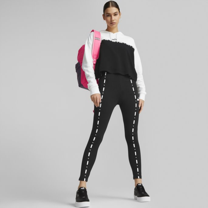 Power Tape Leggings Dame Svart Puma På Salg