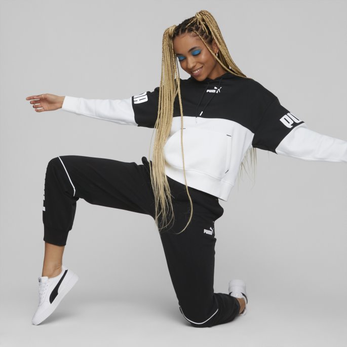 Power Colourblock Hettegenser Kvinner Puma På Tilbud