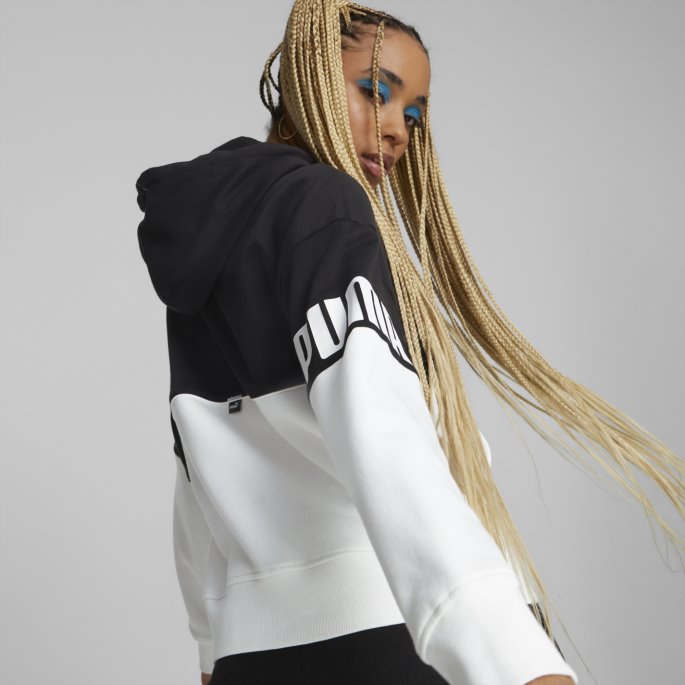 Power Colourblock Hettegenser Kvinner Puma På Tilbud