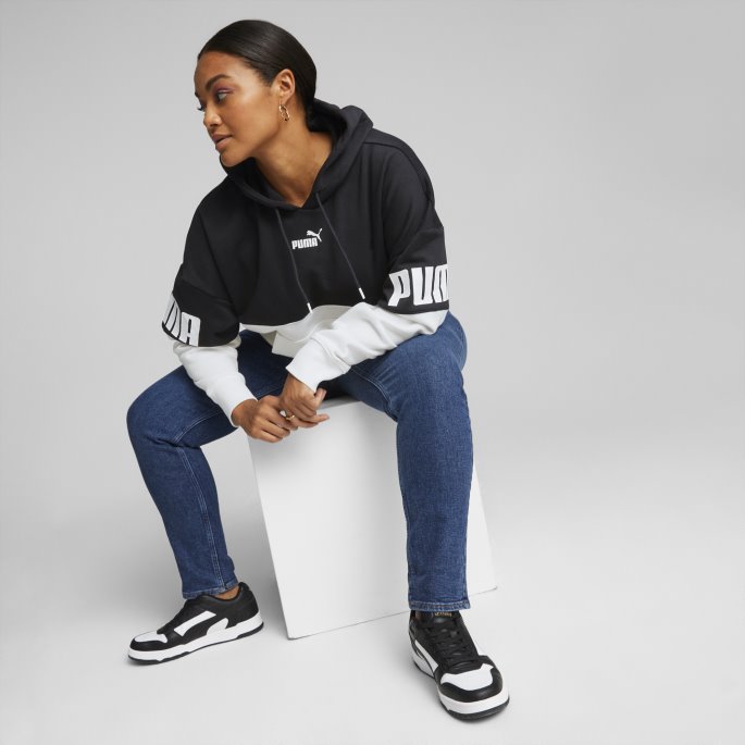 Power Colourblock Hettegenser Kvinner Puma På Tilbud