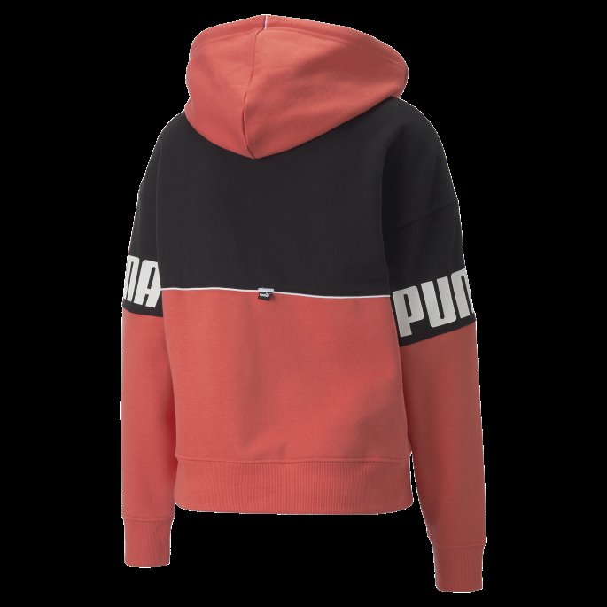 Lakse Puma På Tilbud Power Colourblock Hettegenser For Kvinner