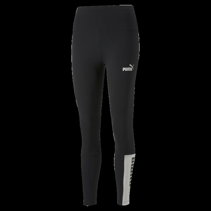 Black Power Colourblock Leggings Kvinner Puma På Tilbud