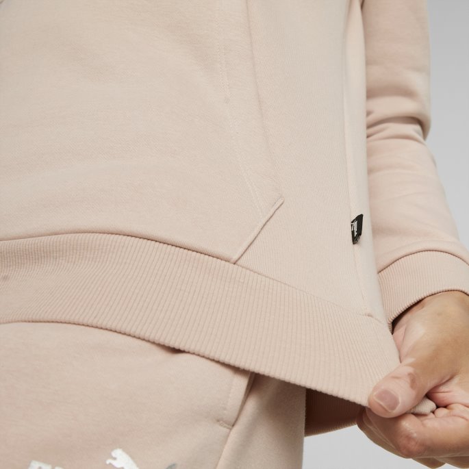 Rose Quartz Essentials+ Metallic Logo Hettegenser Kvinner Puma På Salg