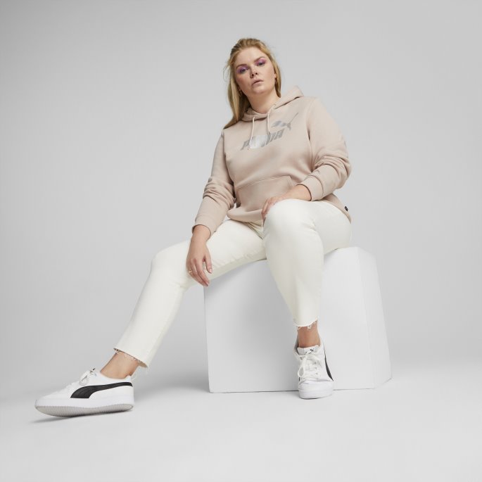 Rose Quartz Essentials+ Metallic Logo Hettegenser Kvinner Puma På Salg