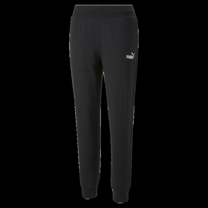 Puma På Tilbud Essentials+ Metallic Bukser Dame Svart-sølv Metallic
