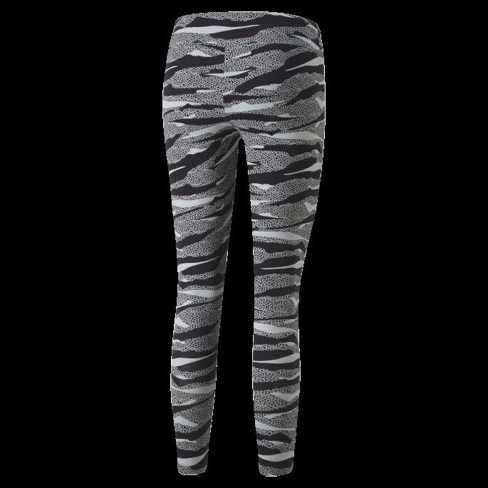 Essentials+ Animal Printed Dameleggings Puma På Tilbud Svart