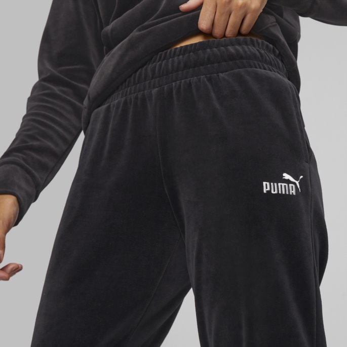 Essentials+ Velurbukser Dame Puma På Tilbud Svart