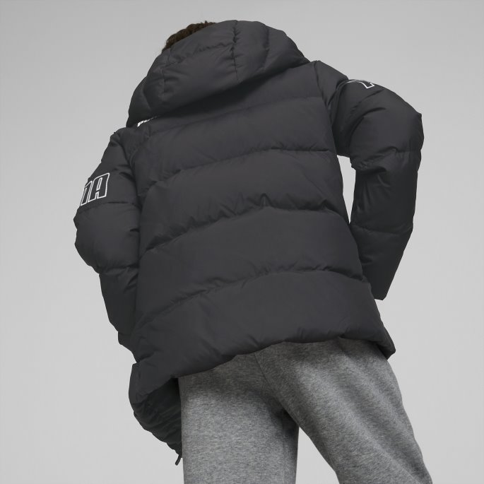 Svart Puma På Tilbud Power Down Puffer Ungdom