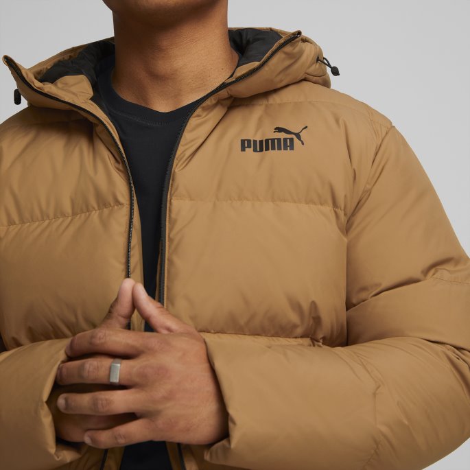 Down Puffer Menn Desert Tan Puma På Salg