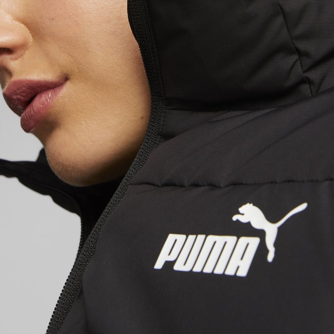 Svart Dun Puffer Kvinner Puma På Tilbud