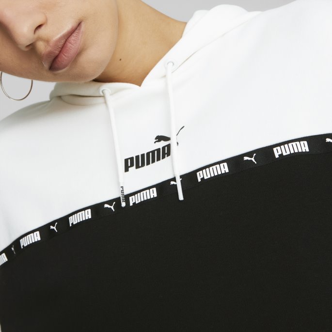 Power Tape Dame Hettegenser Hvit Puma På Salg