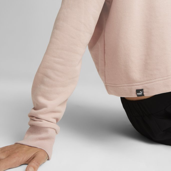 Puma På Tilbud Power Tape Dame Hettegenser Rose Quartz