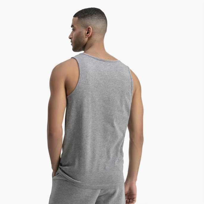 Essentials Tanktopp For Menn Mellomgrå Lyng Puma På Salg