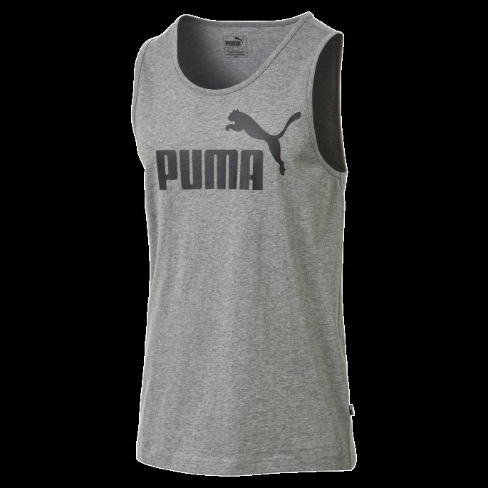 Essentials Tanktopp For Menn Mellomgrå Lyng Puma På Salg