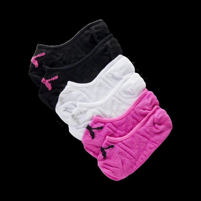 Innersokker For Jenter [6 Pack] Mørk Rosa Puma På Tilbud