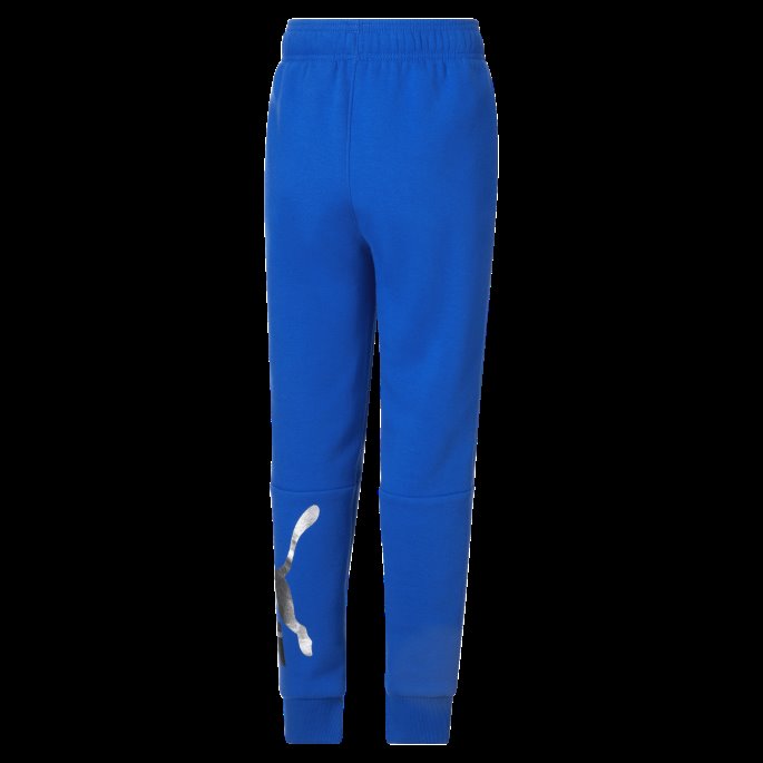 Puma På Tilbud Victoria Blue Galaxy Pack Metallisk Logo Store Joggere For Barn