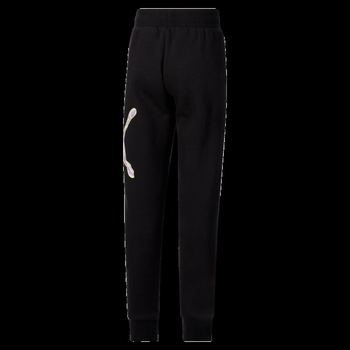 Svart Puma På Tilbud Space Glam Store Joggebukser For Barn