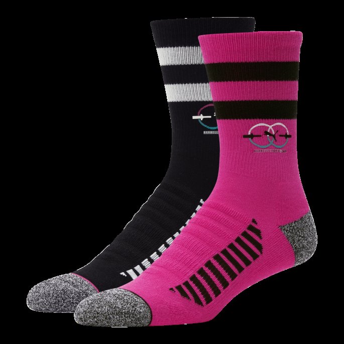 Puma På Tilbud X Vektstang For Pupper Crew Sokker [2-pack] Knallrosa