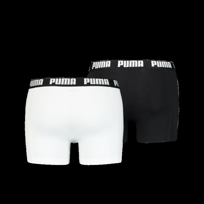 Puma På Tilbud Basic Herrebokser 2-pakning Hvit-svart