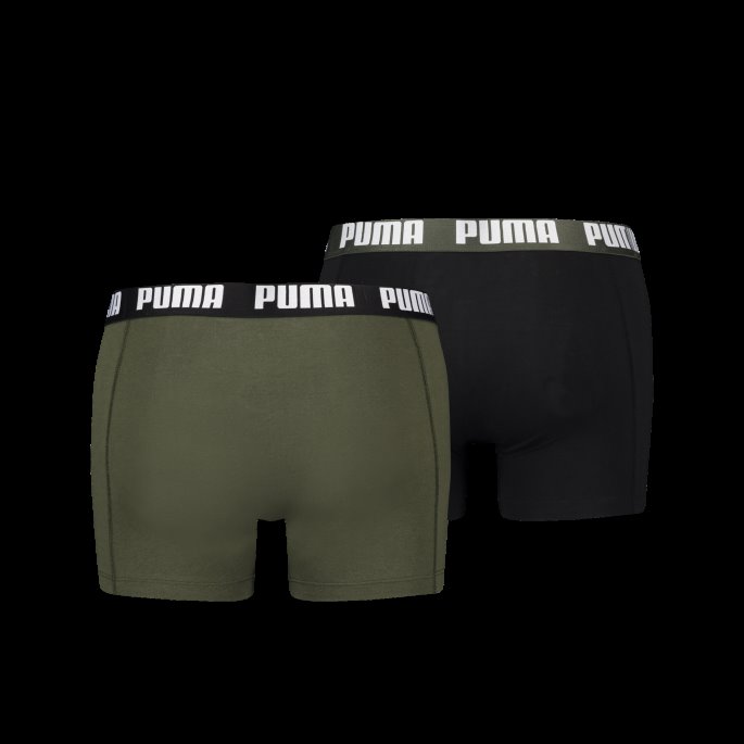 Puma På Tilbud Basic Herrebokser 2 Pakk Skog