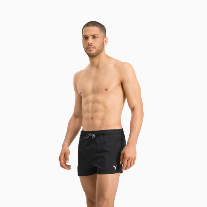 Puma På Tilbud Kort Badeshorts For Menn Svart