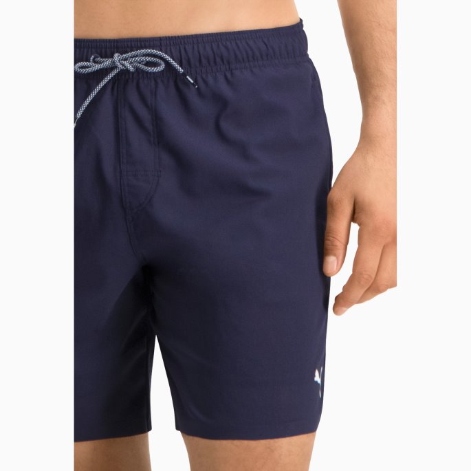 Puma På Tilbud Svøm Mellomlang Badeshorts For Menn Marine