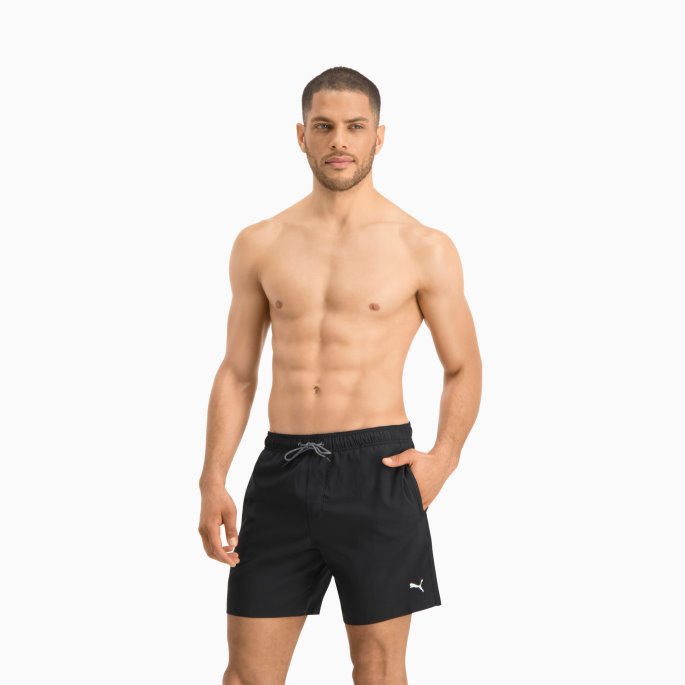 Svart Puma På Tilbud Svømmeshorts For Menn