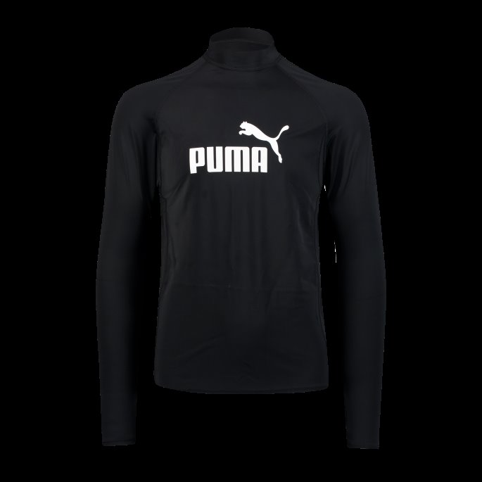 Puma På Tilbud Swim Men Langermet Rash Guard Svart
