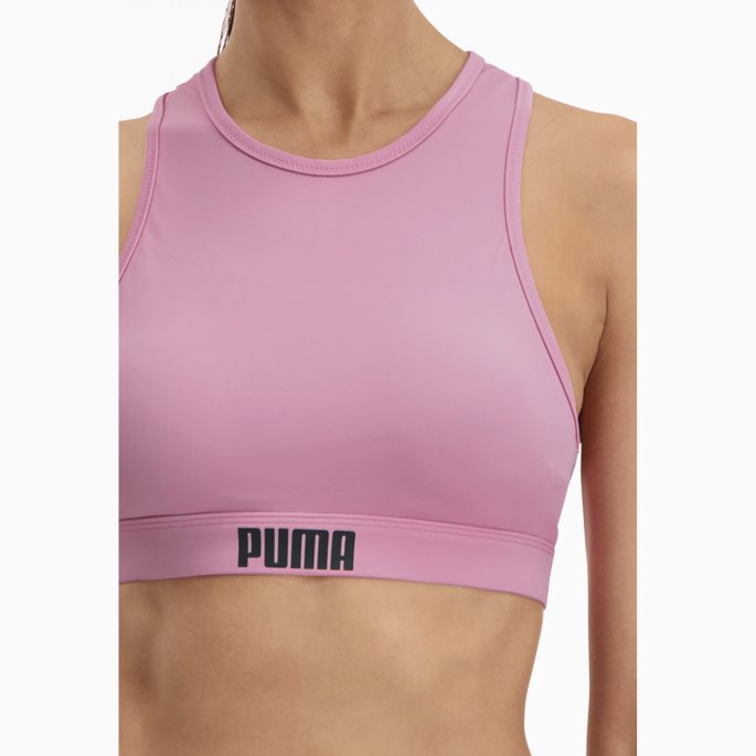 Puma På Tilbud Svømme Dame Racerback Topp Rosa Glasur